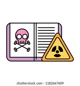 biology book poison danger hazard sign