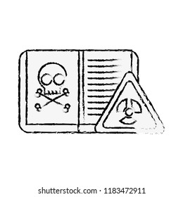 biology book poison danger hazard sign