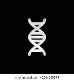 Biology Class silver plated metallic icon