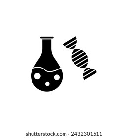 biology concept line icon. Simple element illustration. biology concept outline symbol design.