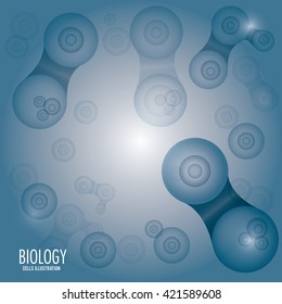 Biology design. Lab icon. Flat illustration, vector