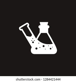 biology flask icon. biology flask vector design. sign design