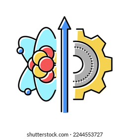 biology genetic process color icon vector. biology genetic process sign. isolated symbol illustration