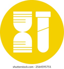 Biology Glyph Multi Circle Vector Icon Design