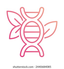Icono de biología ilustración vectorial de stock editable