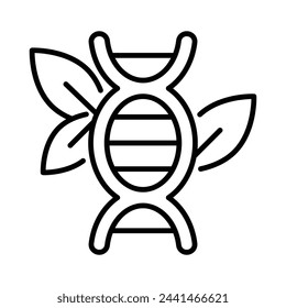 Biology icon editable stock vector illustration