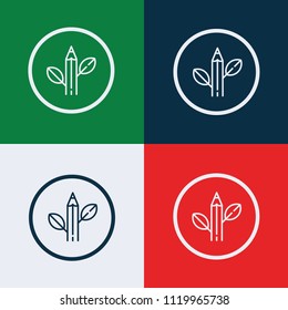 Biology icon vector