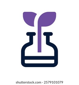 biology icon. vector dual tone icon for your website, mobile, presentation, and logo design.