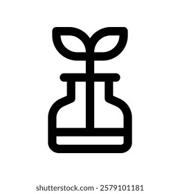 biology icon. vector line icon for your website, mobile, presentation, and logo design.