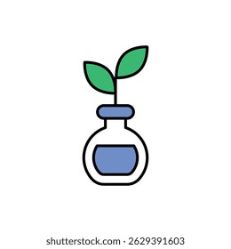 Biologia Icon ilustração de stock vetorial