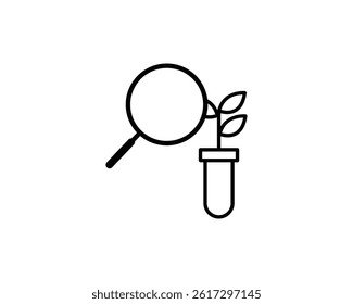 Biology icon vector symbol design illustration