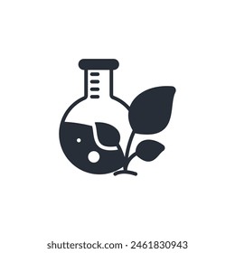 biology icon. vector.Editable stroke.linear style sign for use web design,logo.Symbol illustration.