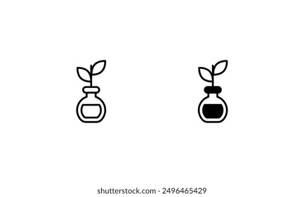 Biology icons set vector stock illustration