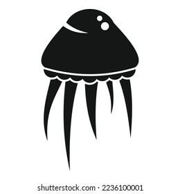 Biology jellyfish icon simple vector. Jelly fish. Water animal