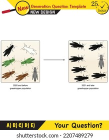 Biologische Vorlesungen - Anpassung, Mutation, Vererbung, Fragevorlage der nächsten Generation, stumme Physikzahlen, Prüfungsfrage, EPS 