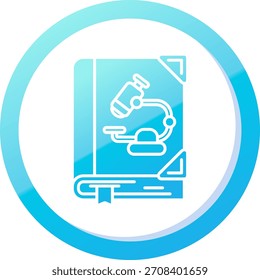 Línea de biología Vector Diseño de iconos