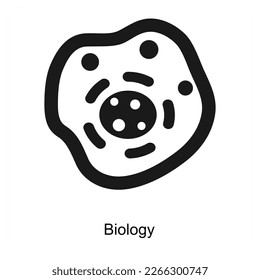 Biology and science icon concept