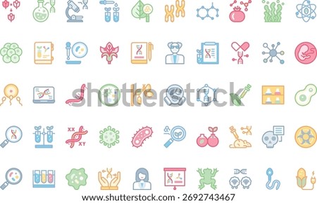 Biology and science icons High-Quality Vector Icons Collection with Editable Stroke. Ideal for Professional and Creative Projects
