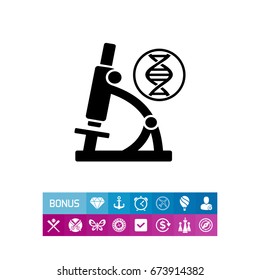 Biology simple icon