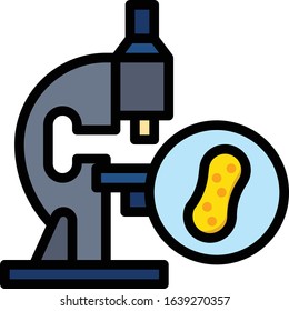 Biology - Study subject icon set. High quality filled outline vector illustration for website and mobile application.