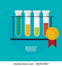 biology testt tube laboratory school