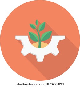 icono de color plano vectorial biológico