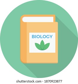 icono de color plano vectorial biológico