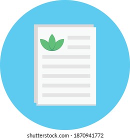 icono de color plano vectorial biológico
