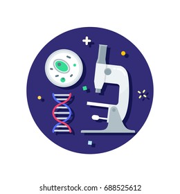 Biology vector icon