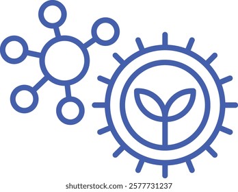 Biology vector icon. Can be used for printing, mobile and web applications.
