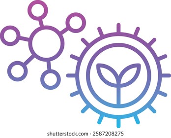 Biology vector icon. Can be used for printing, mobile and web applications.