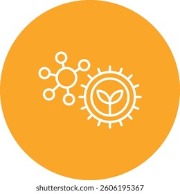 Biology vector icon. Can be used for printing, mobile and web applications.