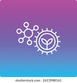 Biology vector icon. Can be used for printing, mobile and web applications.