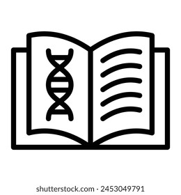Biology Vektorgrafik Line Icon Design