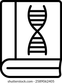 Biology Vector Line Icon Design