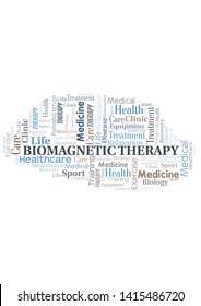 Biomagnetic Therapy word cloud. Wordcloud made with text only.
