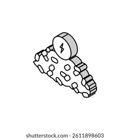biomass energy environmental isometric icon vector. biomass energy environmental sign. isolated symbol illustration