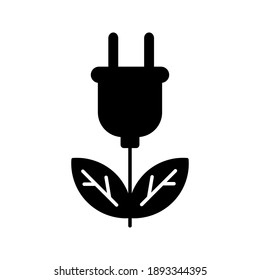 Biomass energy flat vector icon color editable