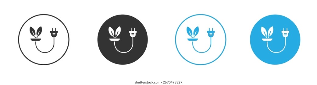 Biomass energy icon, simple flat style, illustration, logo sign symbol pictogram template, for ui or ux.
