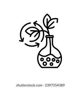 Biomass Energy icon in vector. Illustration
