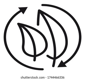 biomass energy icon vector for web and app