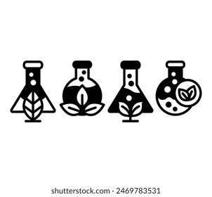 biomass energy icons symbol vector design eco frendly flat modern illustration collections sets 