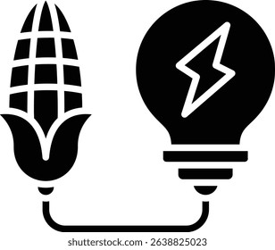 Biomass Energy vector icon. Can be used for printing, mobile and web applications.