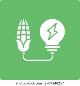 Biomass Energy vector icon. Can be used for printing, mobile and web applications.