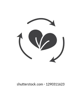 biomass grey flat icon vector design illustration.