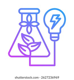 Elemento de icono de biomasa para diseño