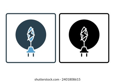 biomass icon. icon related with energy and technological development . solid icon style. Simple vector design editable