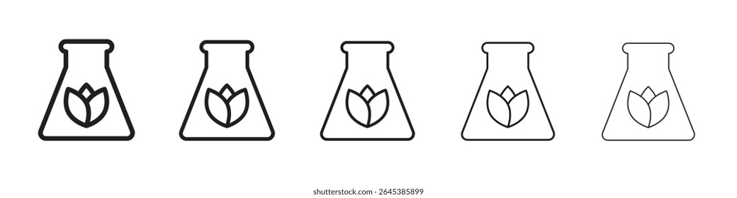 Biomasse, Symbol, Vektorgrafik einzeln