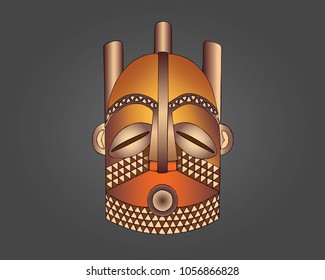  Biombo Mask; Most commonly worn during the Biombo tribe’s rituals and ceremonies.