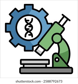 Biomedical Engineering Icon Element For Design